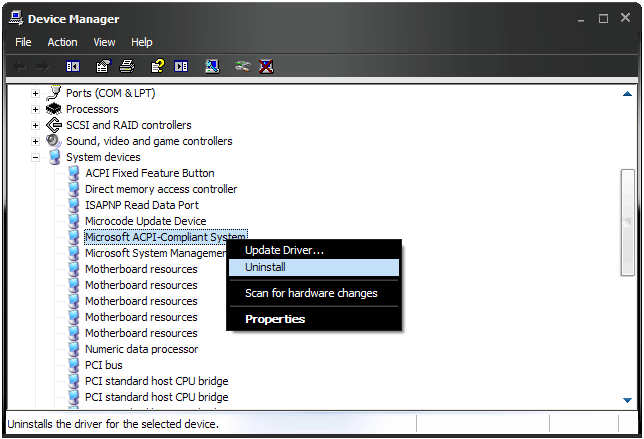 ACPI Windows XP