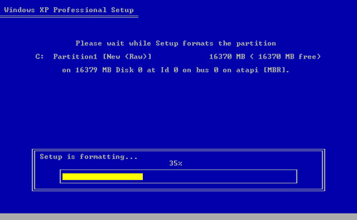 Xp Install 7