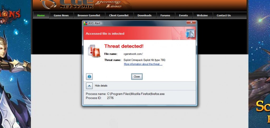 Exploit Crimepack Exploit kit type 766