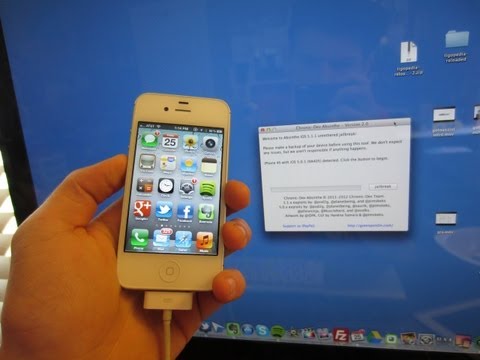 Absinthe Jailbreaking process...