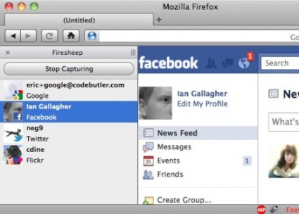 Firesheep – פורץ לפייסבוק בקלי קלות